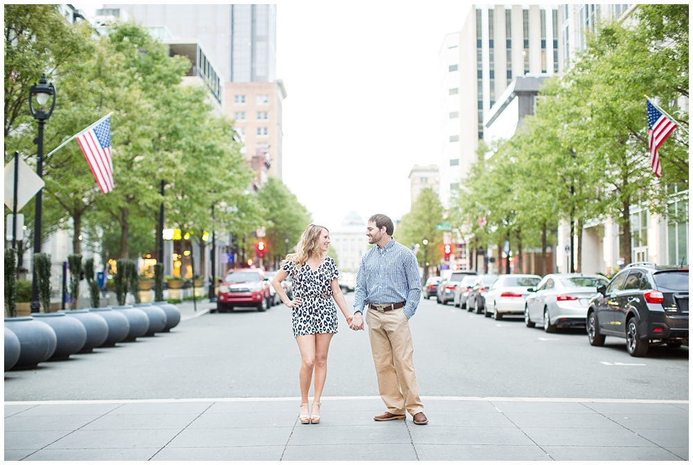 american engagement photos downtown raleigh 
